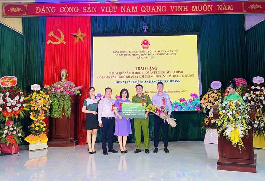 Xã Kim Chung tổ chức Ngày hội toàn dân bảo vệ an ninh Tổ quốc năm 2022