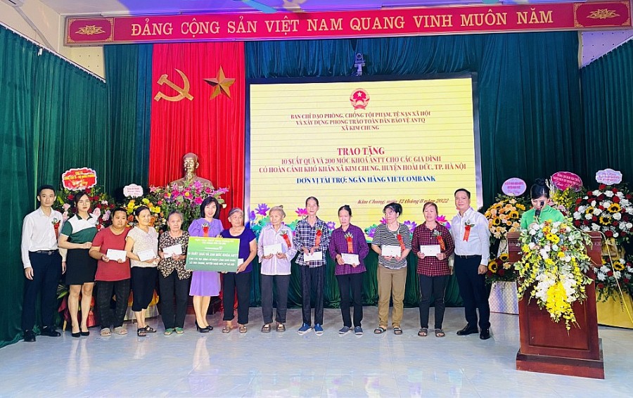 Xã Kim Chung tổ chức Ngày hội toàn dân bảo vệ an ninh Tổ quốc năm 2022