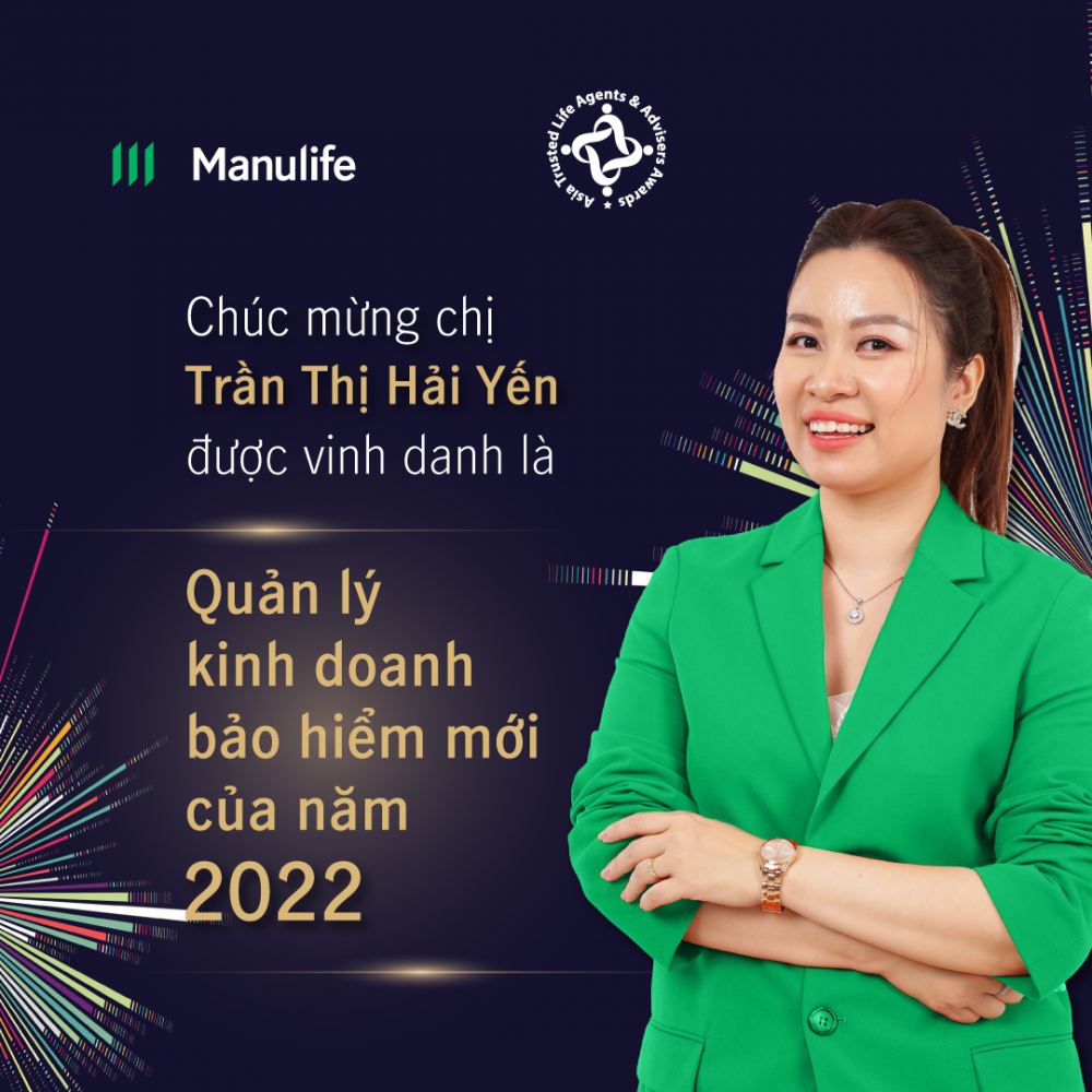 Manulife Việt Nam được vinh danh là “Công ty Bảo hiểm của năm”