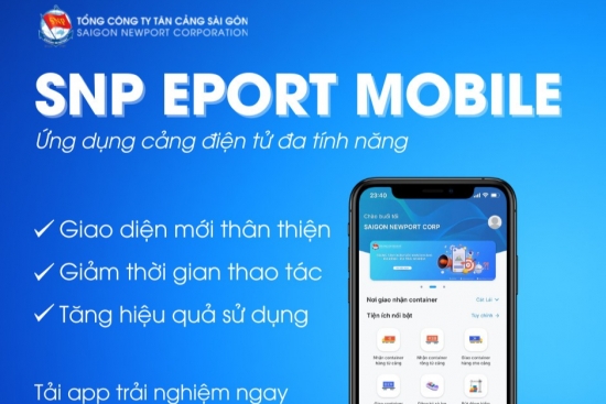 Tổng công ty Tân cảng Sài Gòn chính thức ra mắt ứng dụng di động SNP ePort