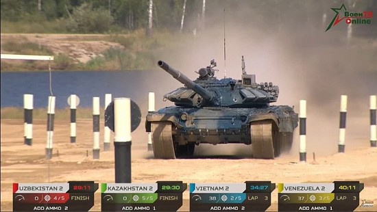 Army Games 2022: Kết quả thi đấu chính thức kíp xe số 2 của Đội tuyển Xe tăng Việt Nam