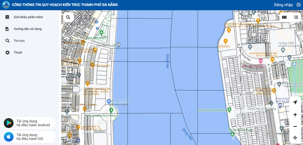 Đà Nẵng cung cấp trực tuyến thông tin quy hoạch kiến trúc thành phố