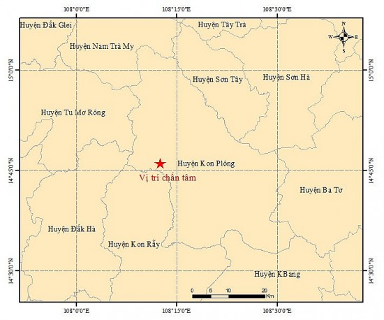 Chưa xác định được nguyên nhân động đất tại tỉnh Kon Tum, sẽ lắp đặt thêm trạm quan trắc