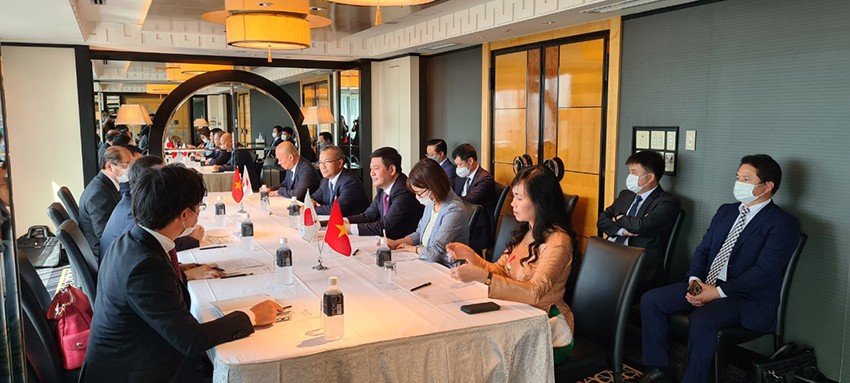 Bộ trưởng Nguyễn Hồng Diên đã có buổi tiếp và làm việc với ông Sasaki Nobuhiko - Chủ tịch Tổ chức Xúc tiến Ngoại thương Nhật Bản
