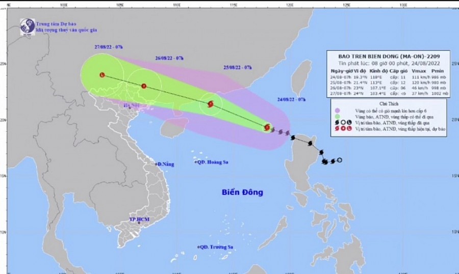 Tập đoàn EVN chủ động ứng phó với bão số 3 (Ma-On)