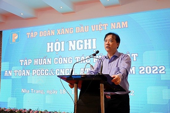 Tập đoàn Xăng dầu Việt Nam tập huấn kỹ thuật an toàn phòng cháy, chữa cháy và cứu nạn