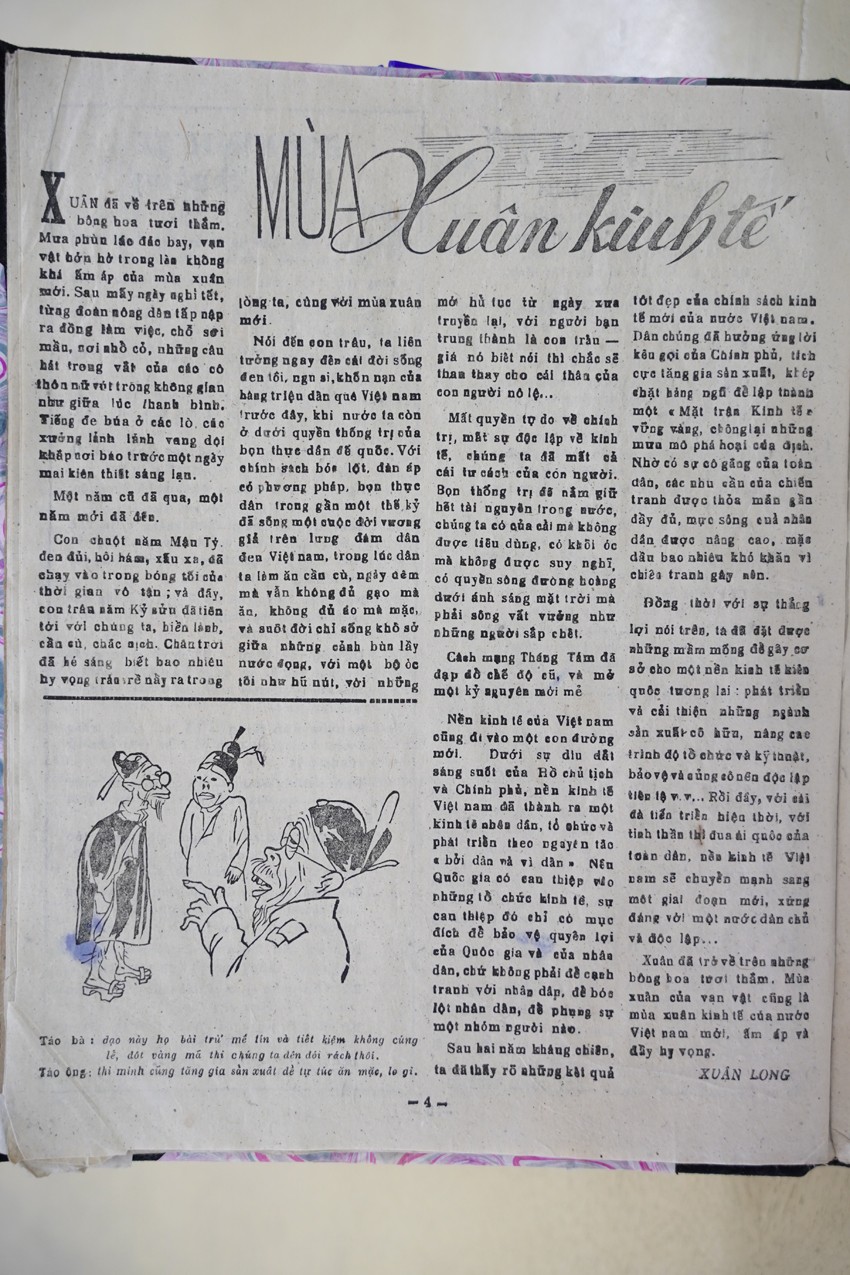 Mặt trận kinh tế - tờ báo tiền thân của Báo Công Thương ra đời giữa chiến khu Việt Bắc 74 năm trước