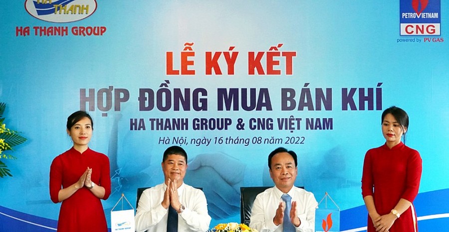 CNG Việt Nam và Hà Thanh Group ký kết Hợp đồng nhằm cung cấp CNG cho nhà máy gạch men Hà Thanh tại tỉnh Đồng Tháp