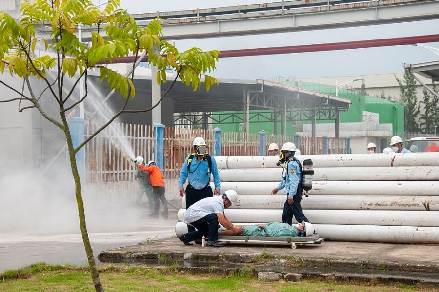 Nhiệt điện Hải Phòng: Chủ động nâng cao năng lực ứng phó các sự cố cháy nổ