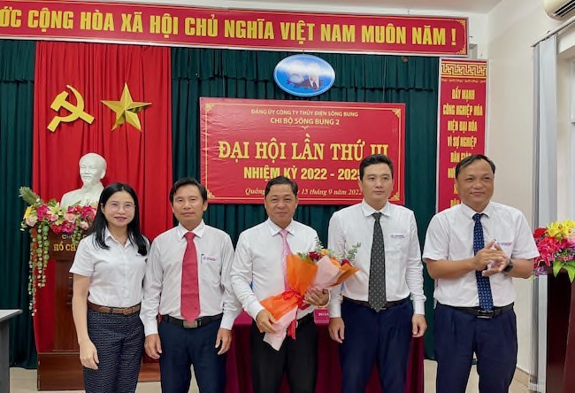 Tổ chức thành công Đại hội các Chi bộ trực thuộc Đảng bộ Công ty Thủy điện Sông Bung nhiệm kỳ 2022-2025