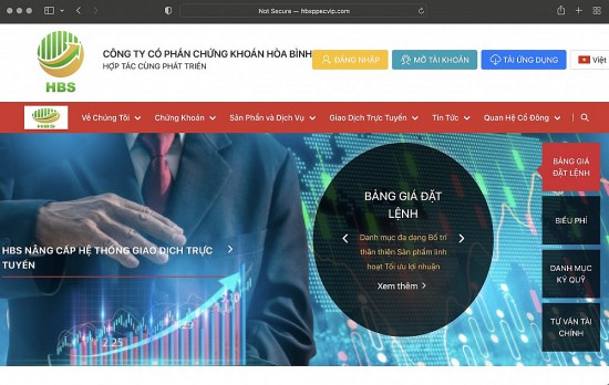 Cảnh báo hiện tượng mạo danh lãnh đạo, làm giả con dấu, trang web của HBS để lừa đảo