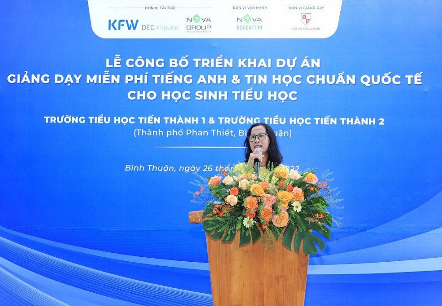 Tài trợ dự án giảng dạy miễn phí Tiếng Anh & Tin học chuẩn quốc tế cho học sinh tiểu học