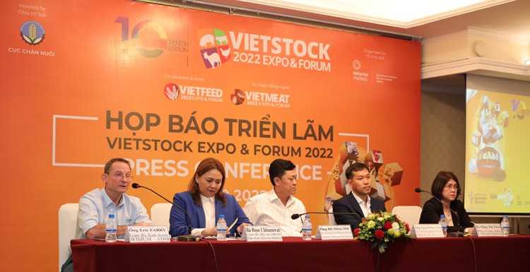 Ban tổ chức thông tin chi tiết về VIETSTOCK Expo & Forum 2022 tại buổi họp báo trước triển lãm diễn ra tại TP. Hồ Chí Minh