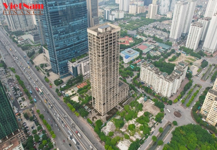 Cận cảnh tháp Vicem Tower nghìn tỷ "đắp chiếu" nhiều năm gây lãng phí