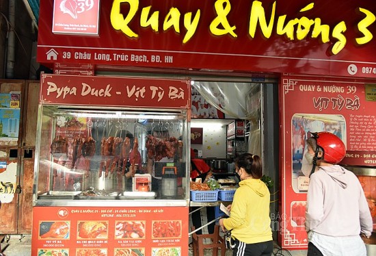 Vịt quay Tỳ Bà siêu độc, hút khách Hà Nội