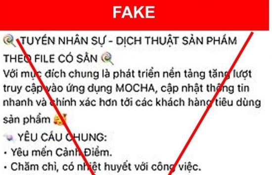 Cảnh báo tin nhắn lừa đảo và thông báo tuyển dụng giả mạo Nestlé