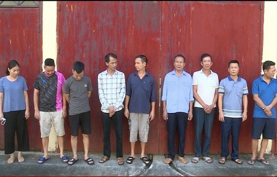vinh phuc bat khan cap 9 doi tuong trong duong day lo de su dung cong nghe cao quy mo lon
