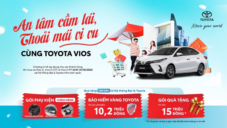 Toyota Vios khẳng định vị thế với hàng loạt ưu điểm