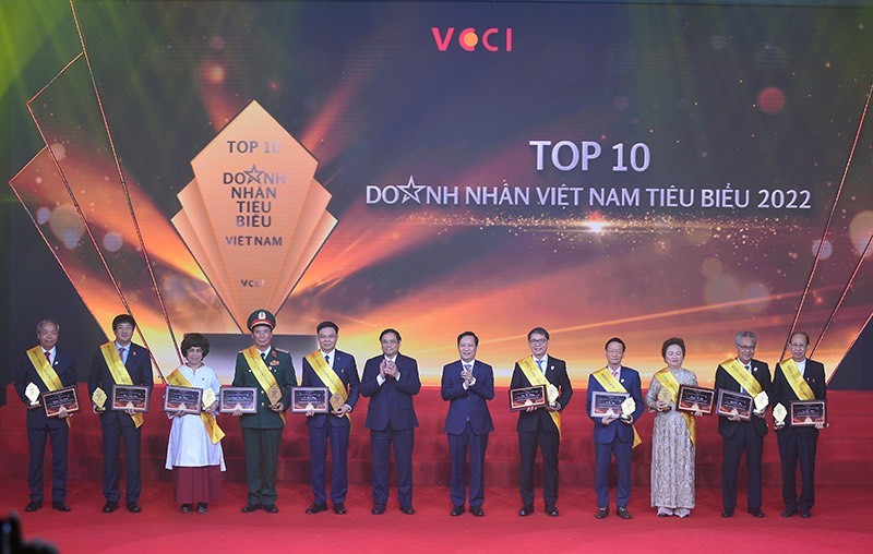 10 doanh nhân được tôn vinh Doanh nhân Việt Nam tiêu biểu nhất năm 2022