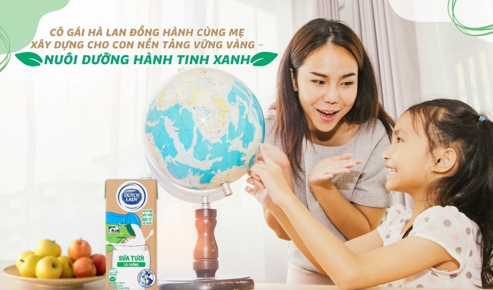 Cô Gái Hà Lan tiên phong giới thiệu hộp sữa giấy nâu bảo vệ môi trường