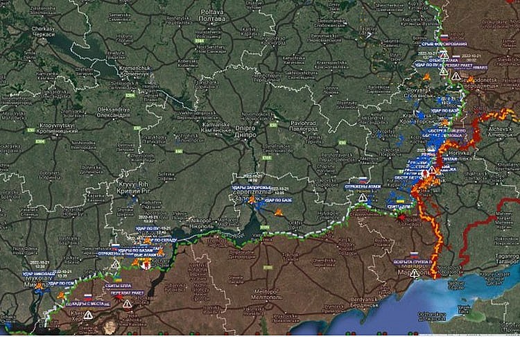 Chiến sự Nga - Ukraine: Kherson tiếp tục nóng, Kiev tiếp tục báo động không kích