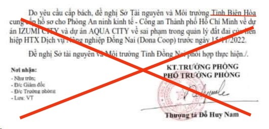 Công an TP. Hồ Chí Minh bác bỏ thông tin bịa đặt 