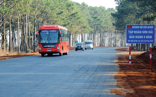 Tập đoàn Sơn Hải cam kết bảo hành 10 năm tuyến cao tốc do mình thực hiện