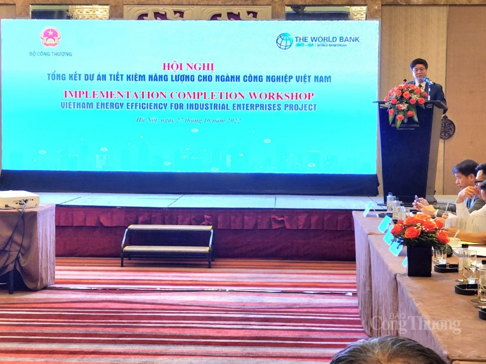 Dự án “Tiết kiệm năng lượng cho ngành công nghiệp Việt Nam”: Giảm phát thải gần 1 triệu tấn CO2 mỗi năm