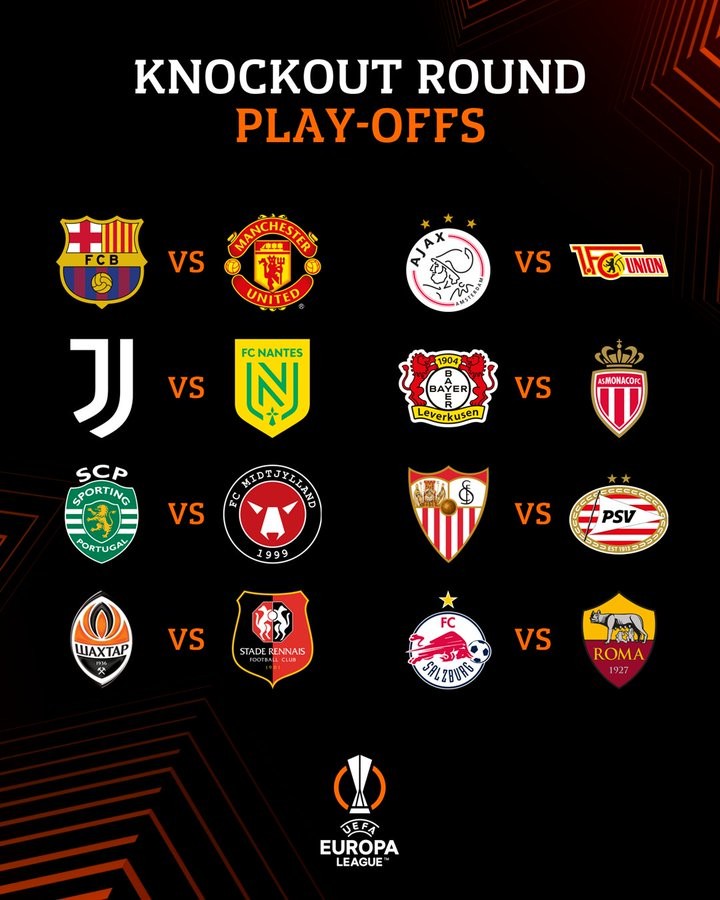 Kết quả bốc thăm vòng play-off Europa League 2022/2023: Man Utd đại chiến Barca