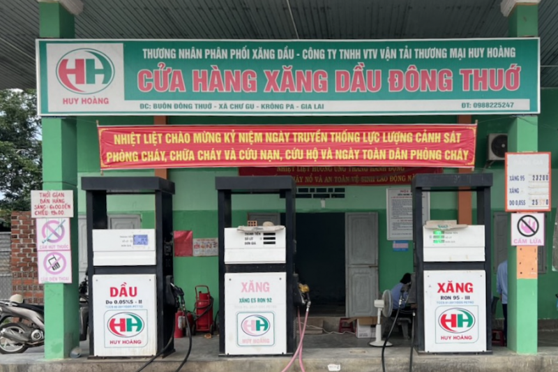 Gia Lai: Xử phạt cây xăng không có Giấy chứng nhận đủ điều kiện bán lẻ xăng dầu