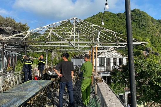 hai phong chay lon tai mot homestay noi tieng o cat ba