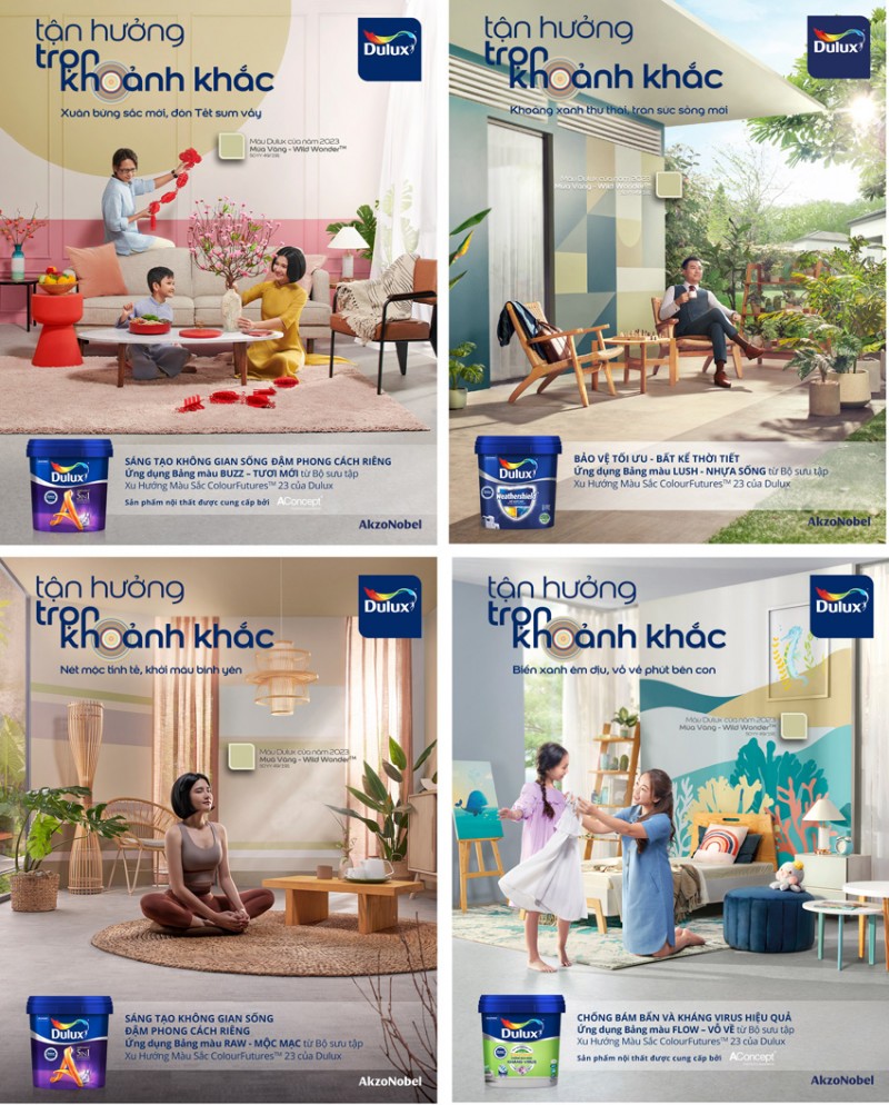 “Tận hưởng trọn khoảnh khắc” của Dulux cho những ngôi nhà Việt