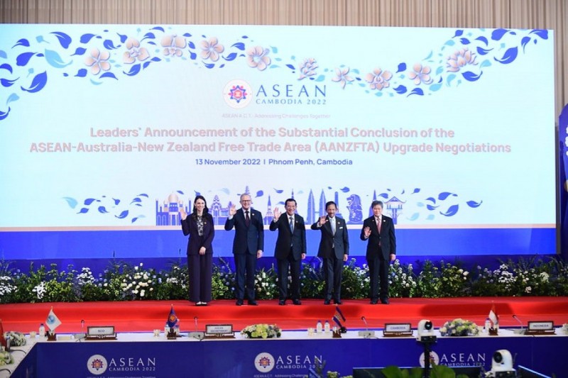 ASEAN-Australia-New Zealand tuyên bố hoàn tất cơ bản đàm phán nâng cấp Hiệp định AANZFTA