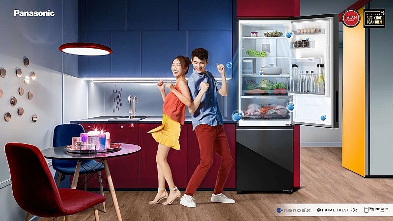 Chào Tết 2023: Panasonic ra mắt dòng tủ lạnh 2 cánh BV/BC