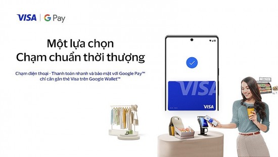 visa cung 7 ngan hang kich hoat thanh toan qua vi dien tu google