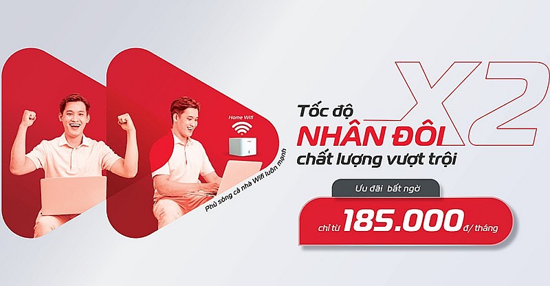 Viettel ra mắt dải gói cước dịch vụ cáp quang FTTH nhân đôi tốc độ