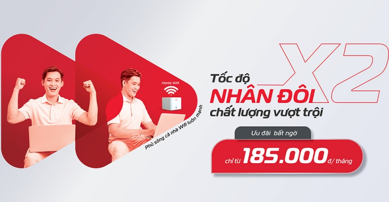 Viettel ra mắt dải gói cước dịch vụ cáp quang FTTH nhân đôi tốc độ