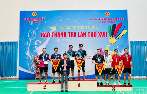 Thanh tra Bộ Công Thương tham dự Giải cầu lông toàn quốc Báo Thanh tra lần thứ 17