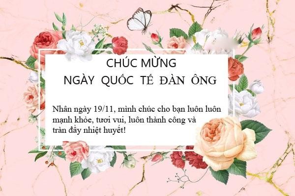 Những lời chúc ý nghĩa nhân Ngày Quốc tế Đàn ông 19/11