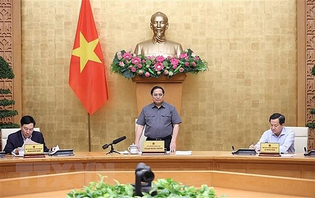 Thủ tướng Phạm Minh Chính chủ trì phiên họp. 