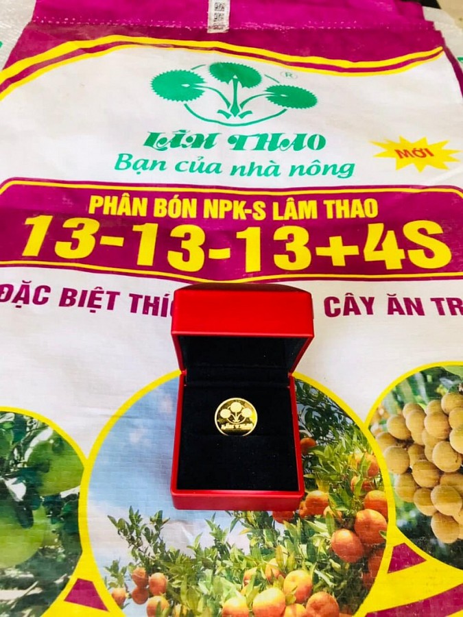 Nhiều nông dân mua phân bón Supe Lâm Thao trúng vàng