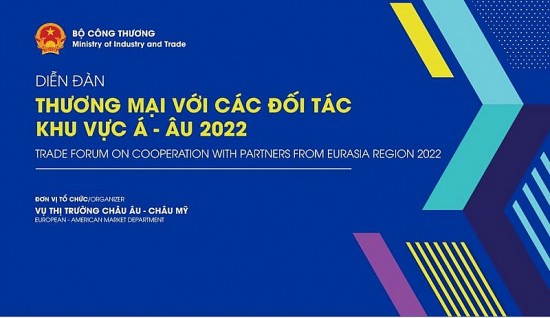 Sắp diễn ra Diễn đàn thương mại với các đối tác khu vực Á - Âu 2022