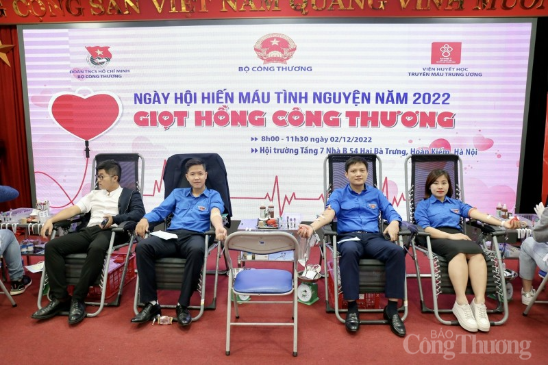 Giọt hồng Công Thương – Ngày hội hiến máu tình nguyện Bộ Công Thương năm 2022