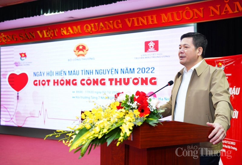 Giọt hồng Công Thương – Ngày hội hiến máu tình nguyện Bộ Công Thương năm 2022