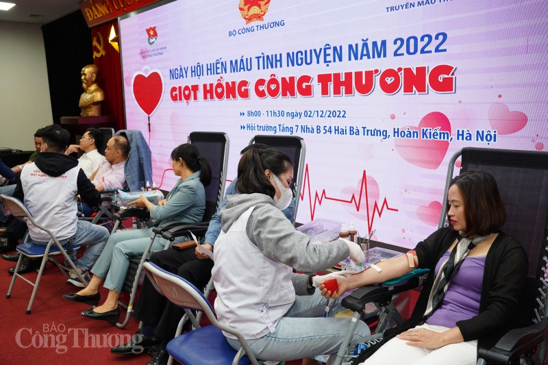 Giọt hồng Công Thương – Ngày hội hiến máu tình nguyện Bộ Công Thương năm 2022