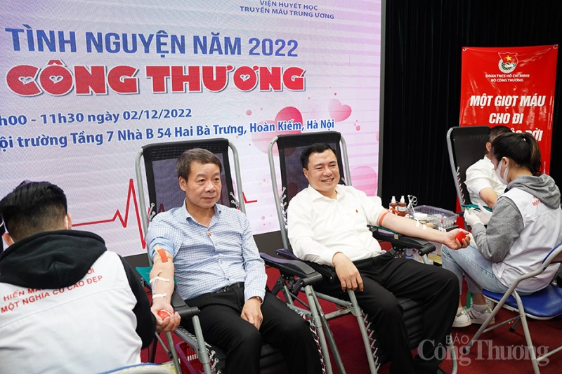 Giọt hồng Công Thương – Ngày hội hiến máu tình nguyện Bộ Công Thương năm 2022