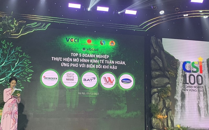 BAT Việt Nam có mặt tại Top 100 Doanh nghiệp bền vững trong nhiều năm