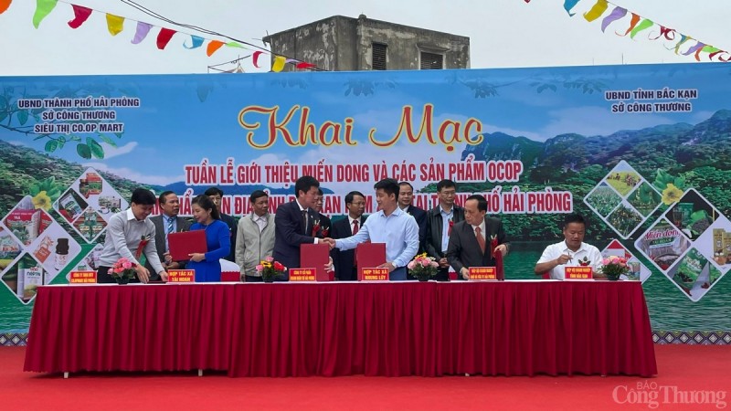 Hải Phòng: Khai mạc Tuần lễ giới thiệu Miến dong và các sản phẩm OCOP, sản phẩm bản địa Bắc Kạn Hải Phòng: Khai mạc Tuần lễ giới thiệu Miến dong và các sản phẩm OCOP, sản phẩm bản địa Bắc Kạn