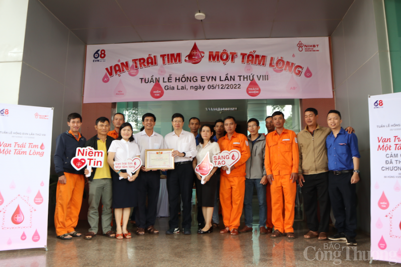 PC Gia Lai: 170 cán bộ, người lao động hưởng ứng