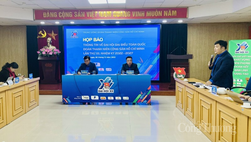 Đại hội đại biểu toàn quốc Đoàn TNCS Hồ Chí Minh lần thứ XII, nhiệm kỳ 2022 - 2027 diễn ra trong 2,5 ngày